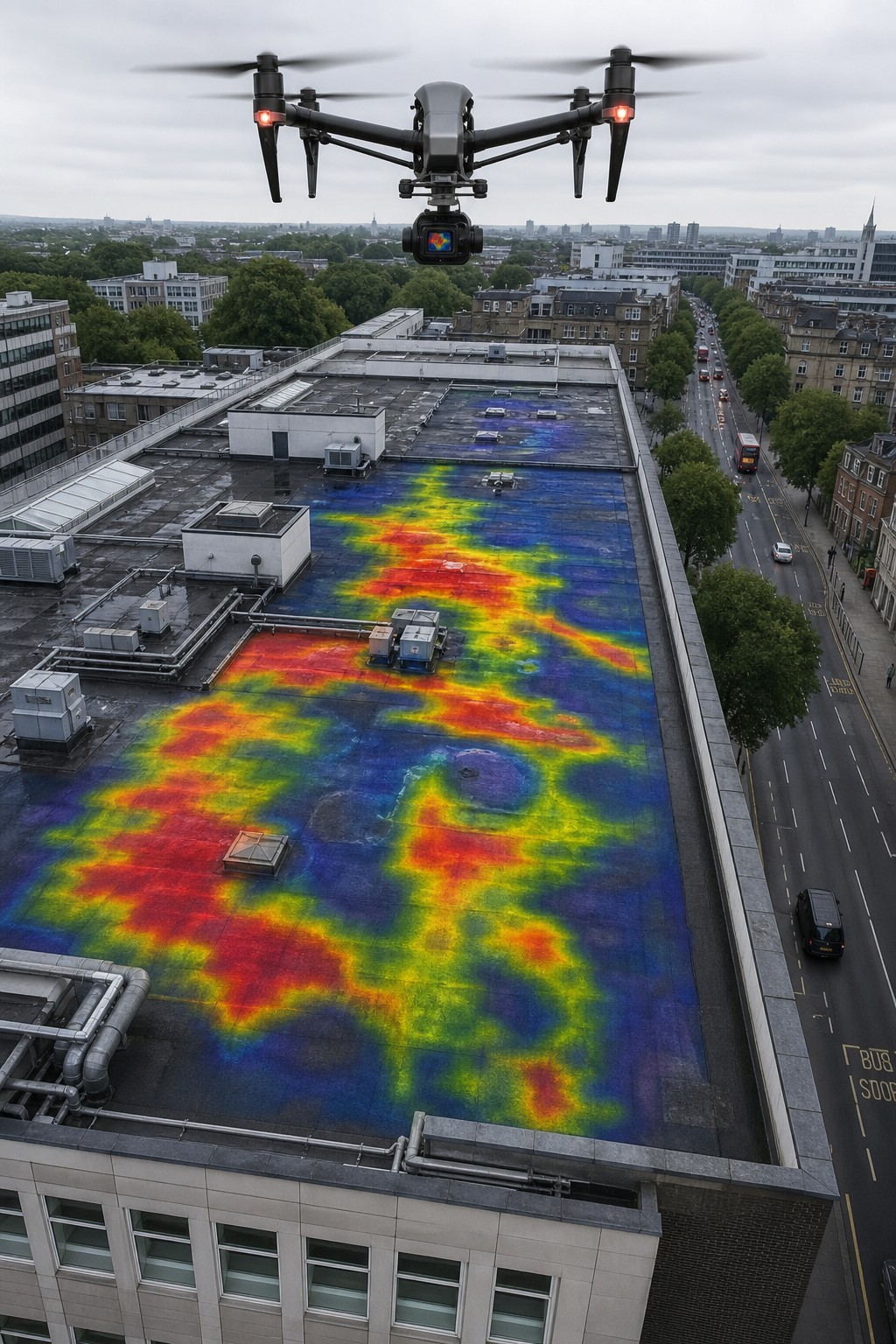 Drone Thermal Imaging for Commercial Buildings: A Guide