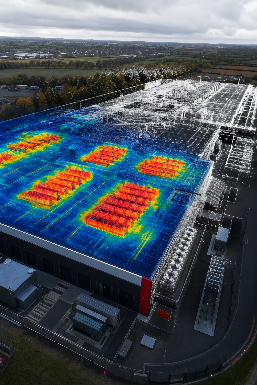 Top Drone Roof Inspection for Commercial Data Centres in the UK
