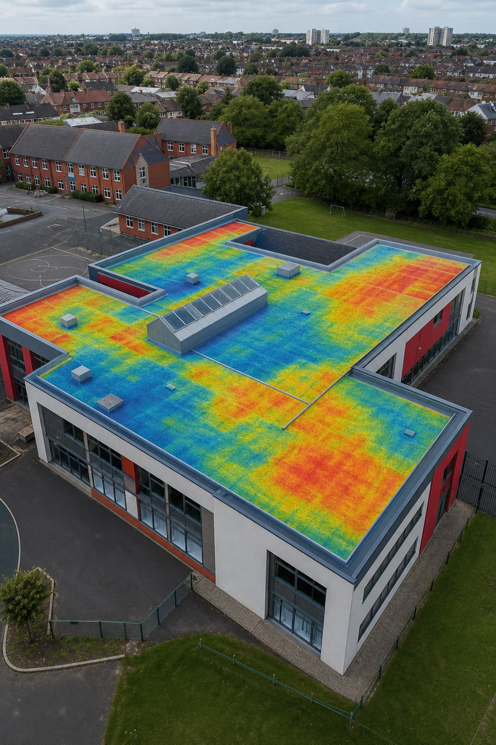 Top Drone Roof Inspection for Commercial Schools UK