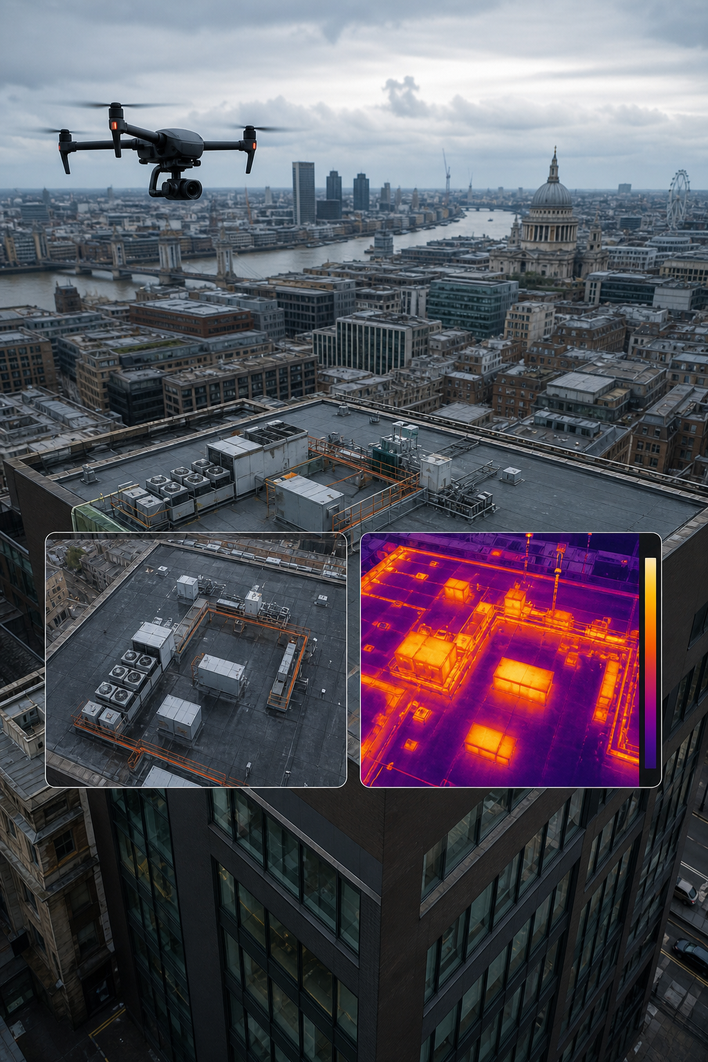 Best Commercial Flat Roof Drone Inspection Services