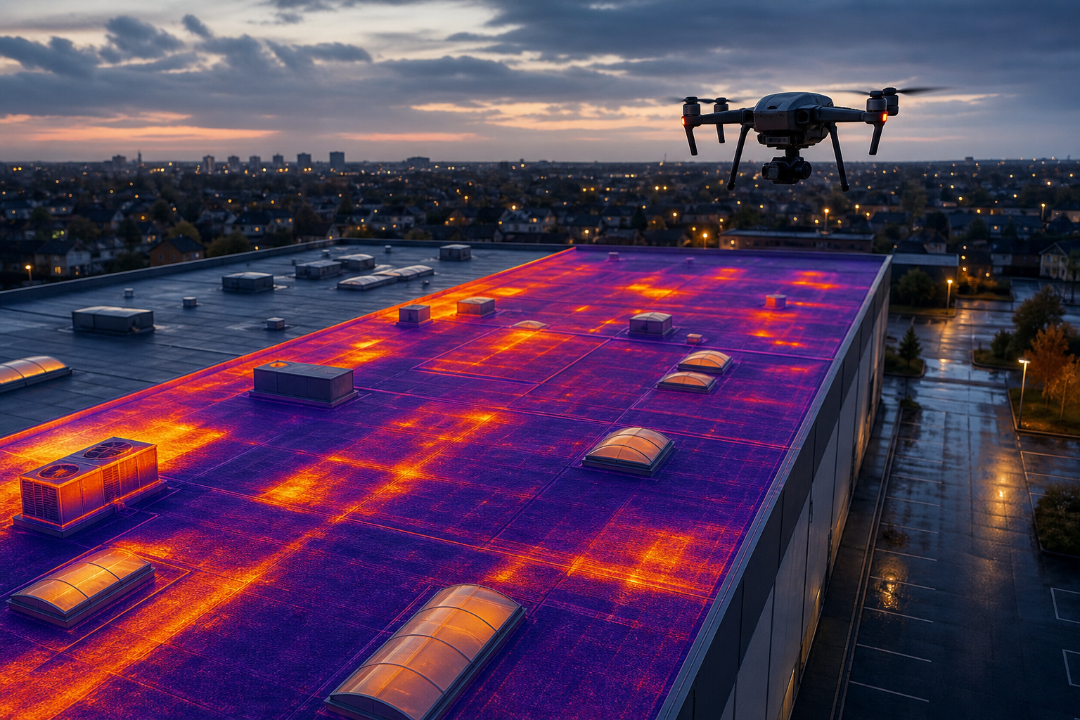 How to Use Thermal Imaging for Roof Leaks: A Commercial Guide