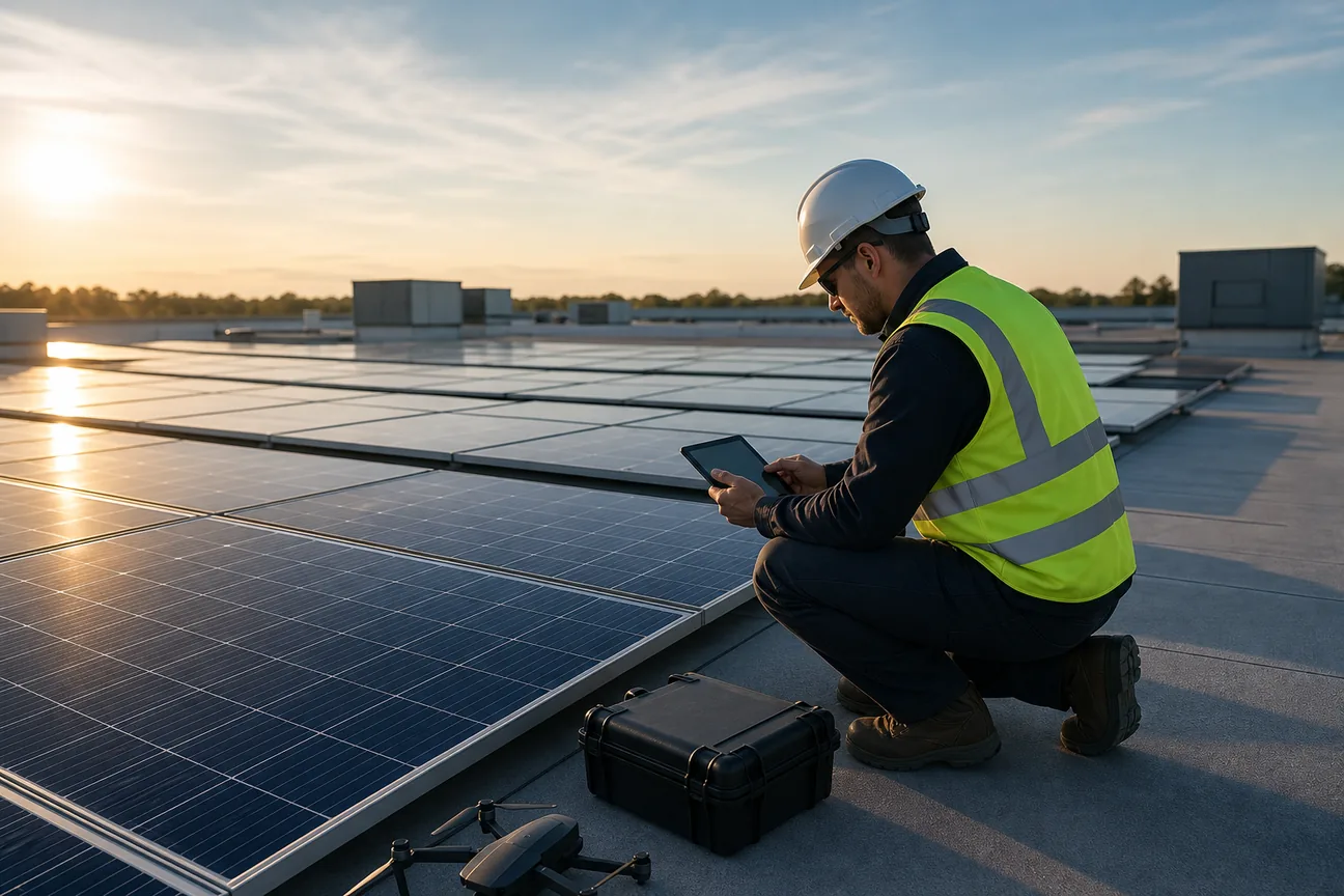 Best Commercial Roof Solar Panel Inspection Services
