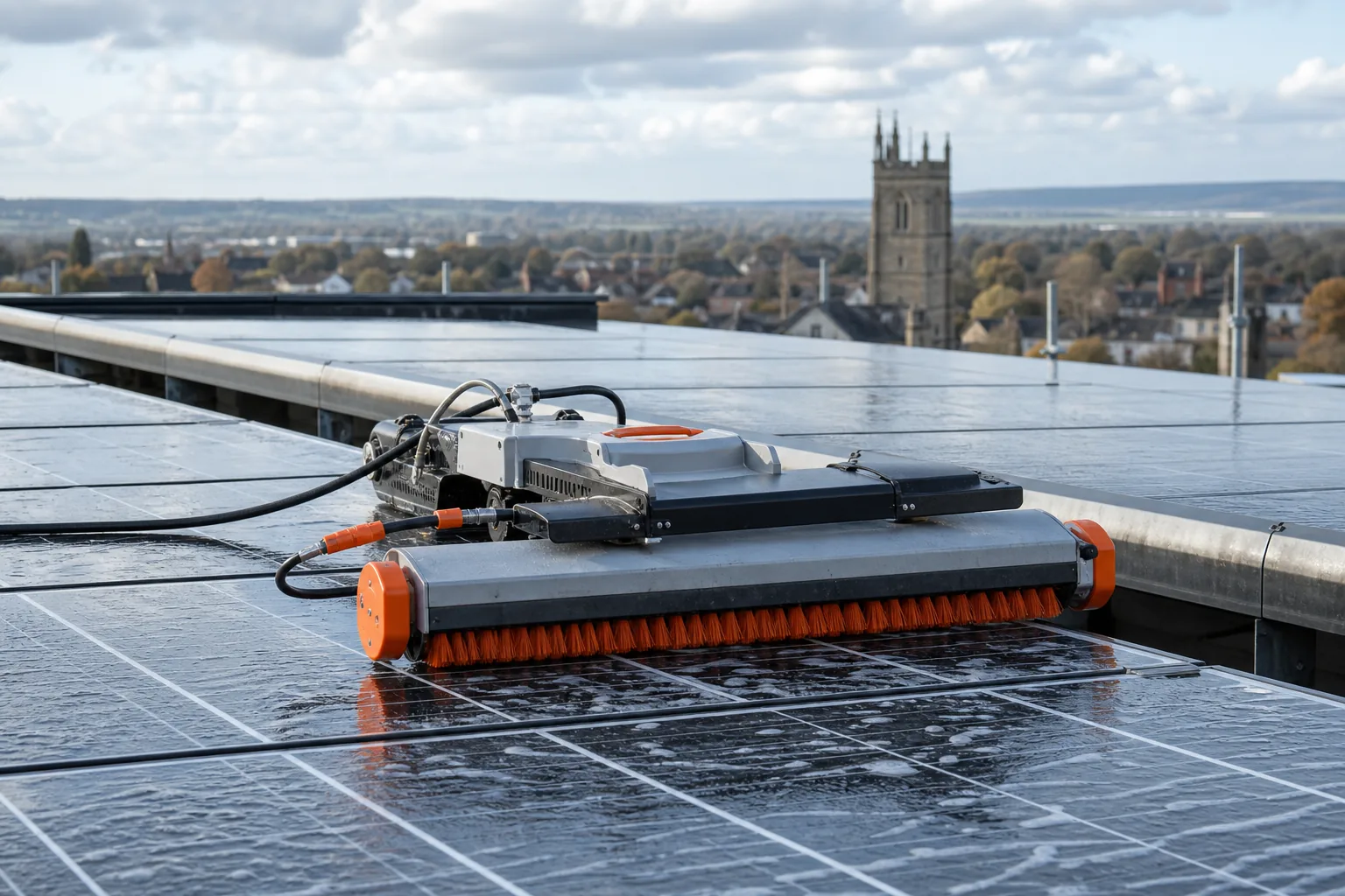 How Solar Panel Cleaning Robots Work and When They Make Sense